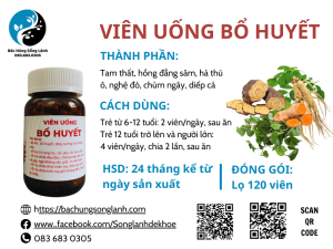 viên uống bổ huyết