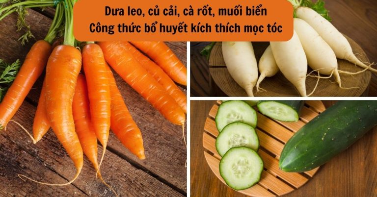 Công thức bổ huyết kích thích mọc tóc