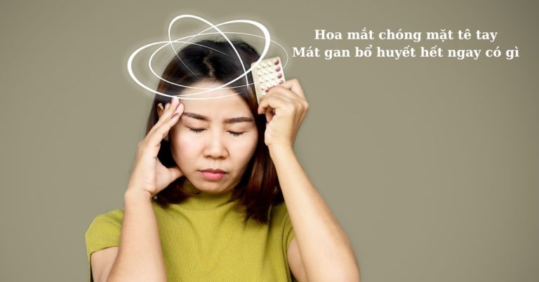 Hoa mắt chóng mặt tê tay, mát gan bổ huyết hết ngay có gì