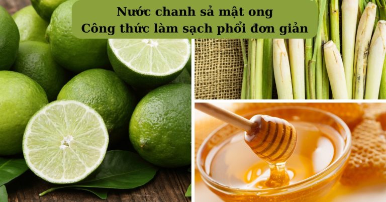 Công thức đơn giản làm sạch phổi