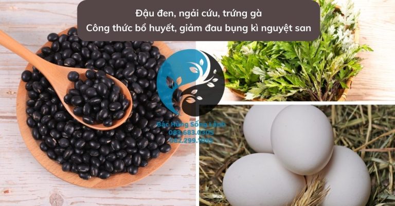 Công thức bổ huyết, giảm đau bụng nguyệt san