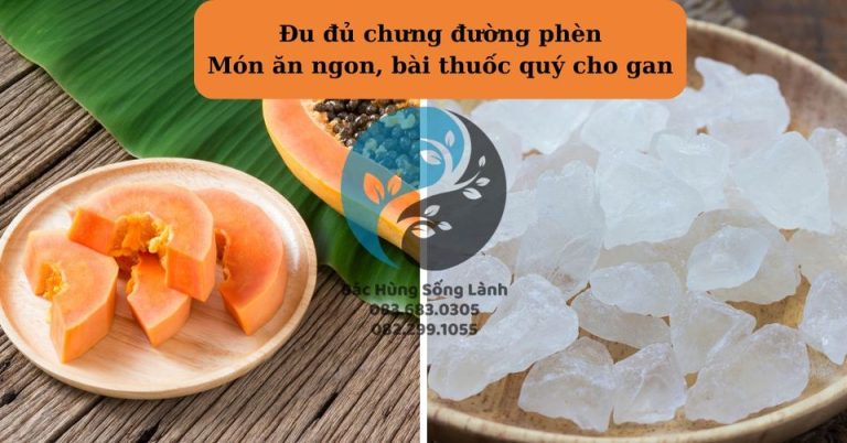 Đu đủ chưng đường phèn | Món ăn ngon, bài thuốc quý cho gan