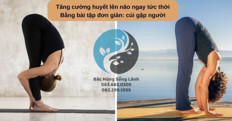 Tăng cường huyết lên não ngay tức thời