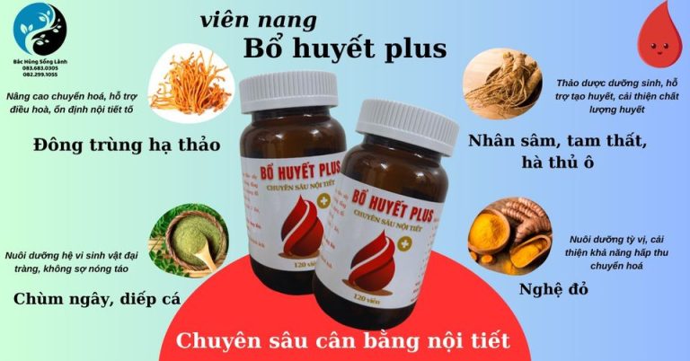 Bổ huyết plus, chuyên sâu hỗ trợ ổn định nội tiết tố