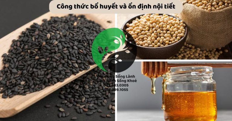 Công thức tự nhiên bổ huyết và tăng cường nội tiết.